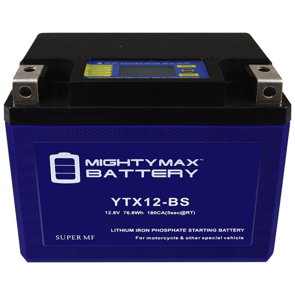 MIGHTY MAX BATTERY 12-Volt 10Ah, 270 CCA, Lithium Iron Phosphate (LiFePO4) Battery (3)