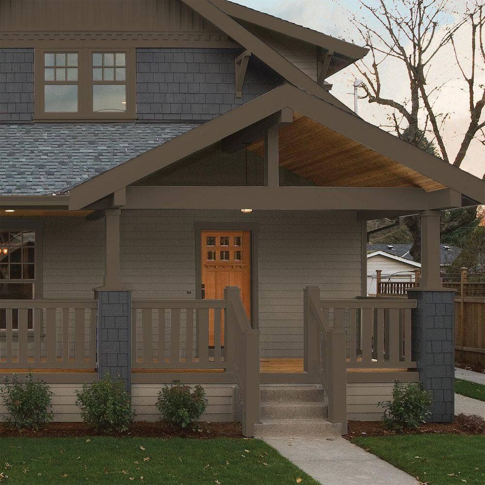 Glidden Premium Afternoon Tea PPG1023-7 Exterior Latex Paint (3)