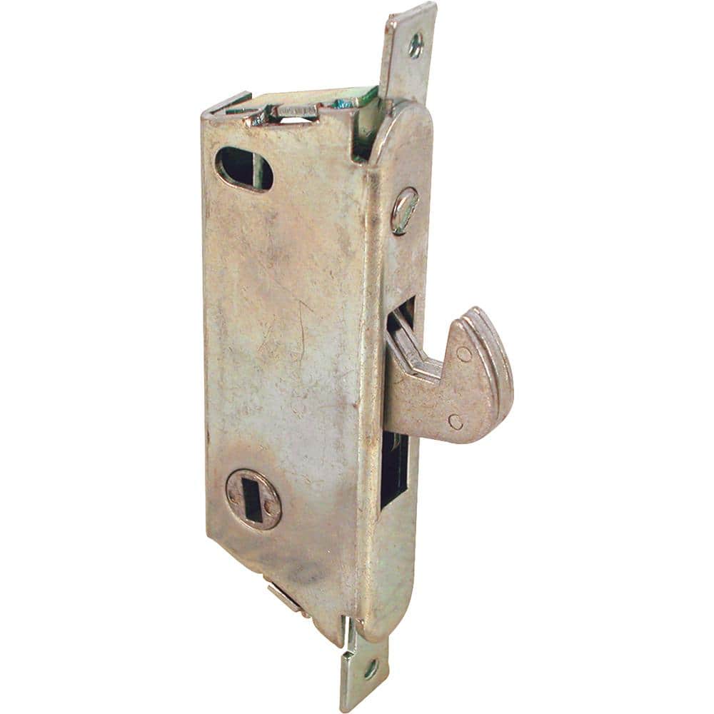 Prime-Line 3-11/16 in., Mortise Lock with Vertical Keyway, Round Faceplate (1)