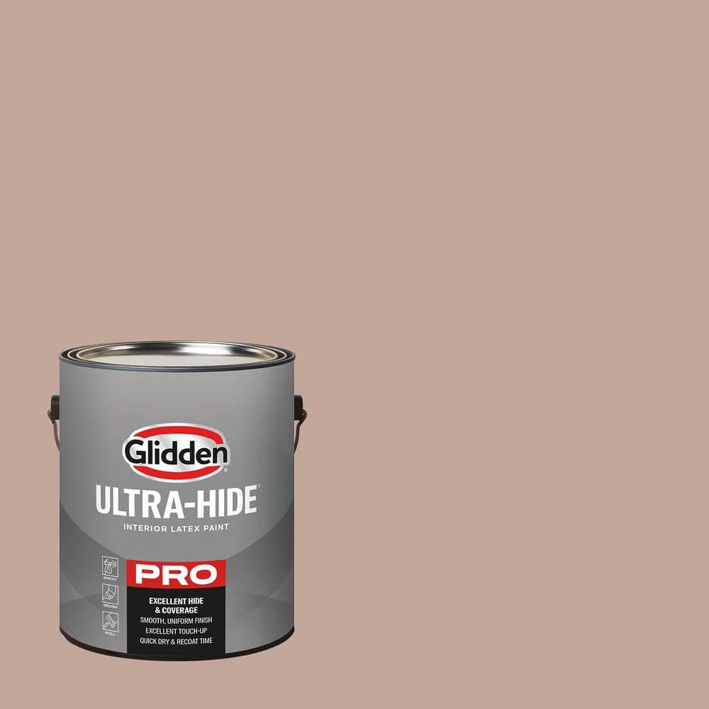Glidden Ultra-Hide 1 gal. PPG1072-4 Taupe Tapestry Semi-Gloss Interior Paint