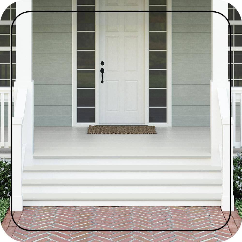 BEHR PREMIUM #PPL-55 Textured Low-Lustre Enamel Interior/Exterior Porch and Patio Anti-Slip Floor Paint (2)