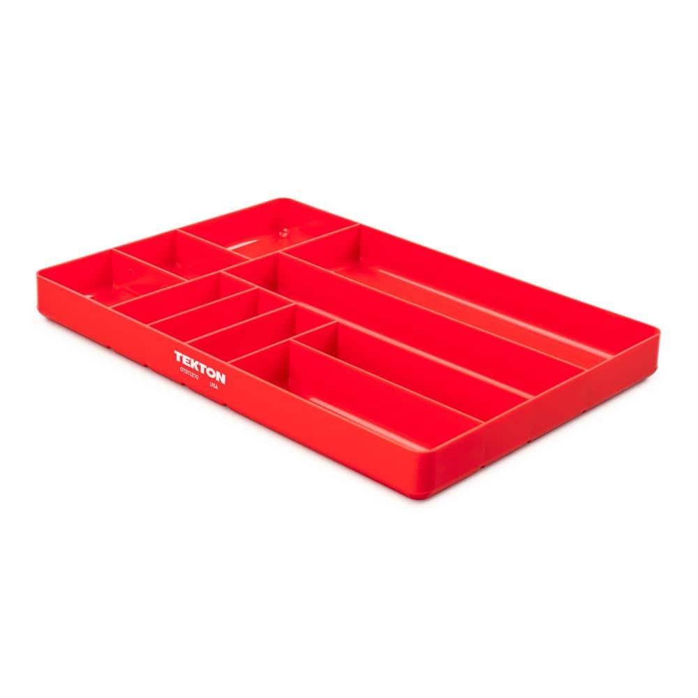 TEKTON 10-Compartment Organizer Tray (Red) (2)