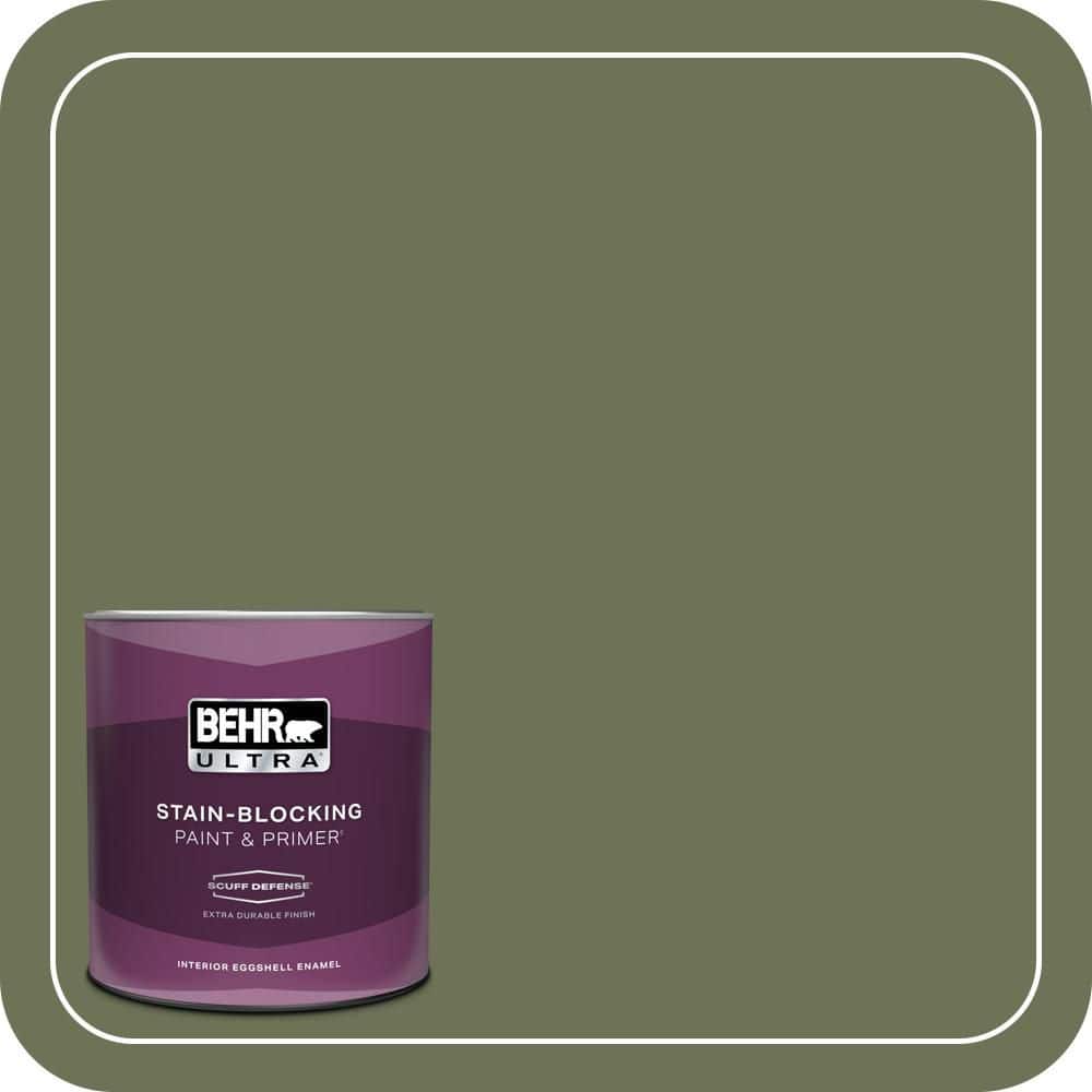 BEHR ULTRA 1 qt. #MQ6-53 Herb Cornucopia Extra Durable Eggshell Enamel Interior Paint & Primer