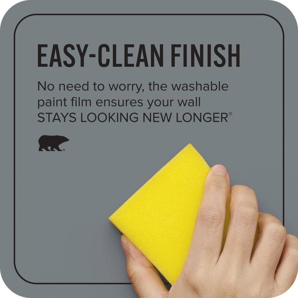 BEHR ULTRA 1 gal. #N450-5 Intergalactic Extra Durable Flat Interior Paint & Primer (4)