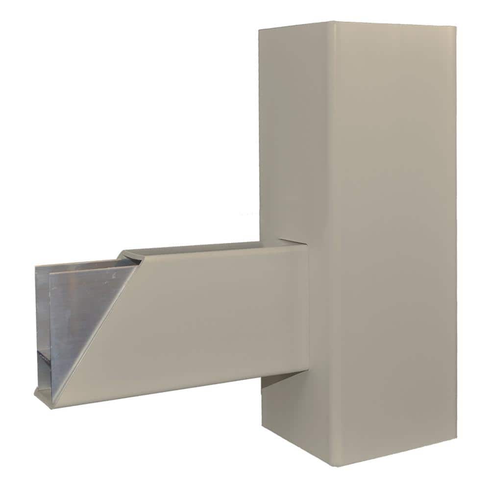 Weatherables Richmond 5 ft. H x 8 ft. W Khaki Vinyl Picket Fence Panel Kit (2)