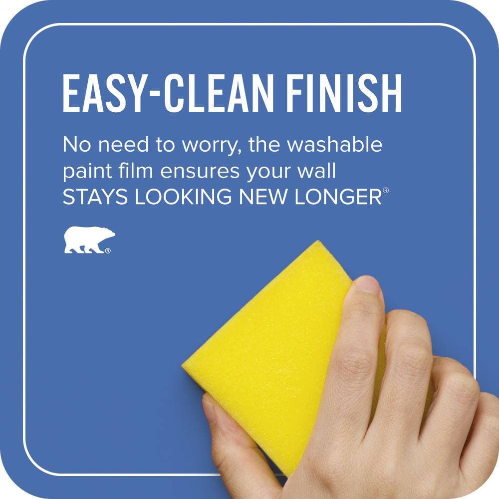 BEHR ULTRA 1 gal. #PPU15-05 New Age Blue Extra Durable Flat Interior Paint & Primer (4)