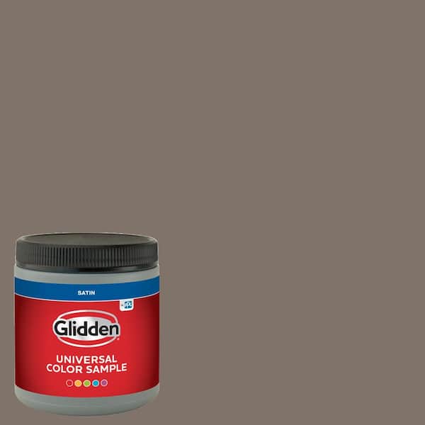 Glidden 8 oz. PPG1019-6 Tattle Tail Satin Interior Paint Sample (2)