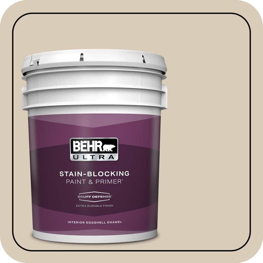 BEHR ULTRA 5 gal. #MQ2-27 Studio Clay Extra Durable Eggshell Enamel Interior Paint & Primer
