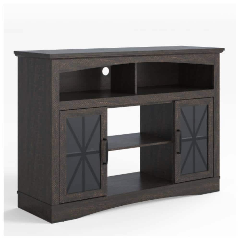 Unbranded 47.2 in. W x 15.7 in. D x 33.8 in. H Bathroom Brown Linen Cabinet