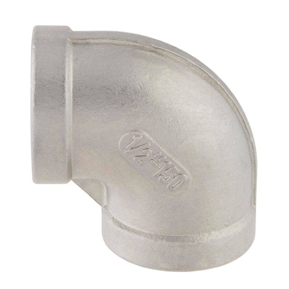 ProLine 1/2 in. FIP 90-Degree Elbow Fitting, Stainless Steel (3)