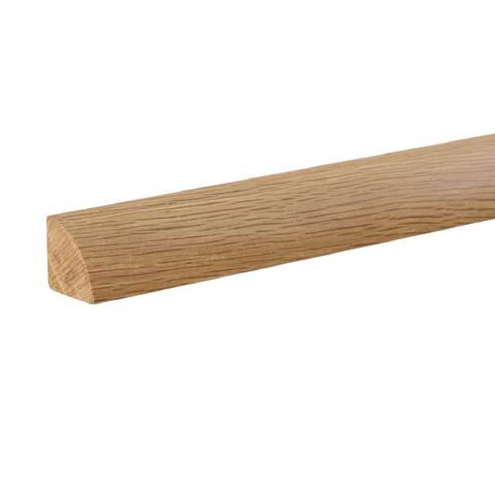 Hampton Bay Avondale/Leyton 0.75 in. W x 91.5 in. H Shoe Moulding in White Oak