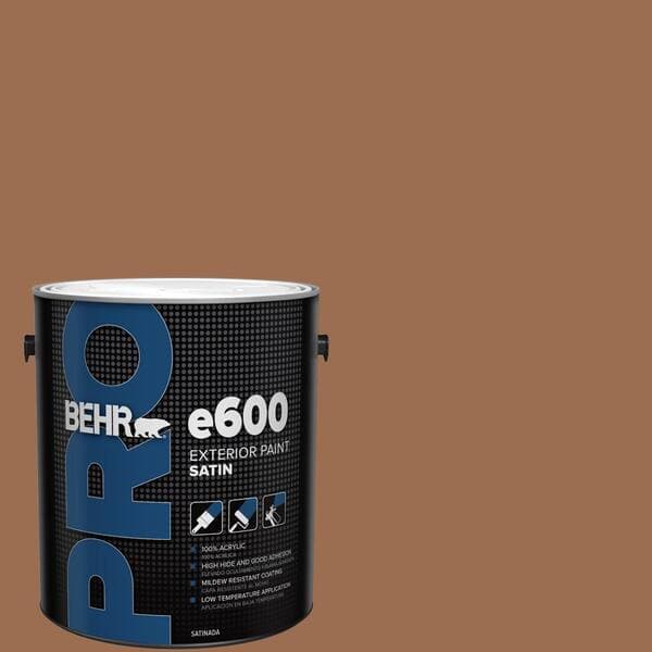 BEHR PRO 1 gal. #PMD-88 Sorrel Brown Satin Exterior Paint (2)