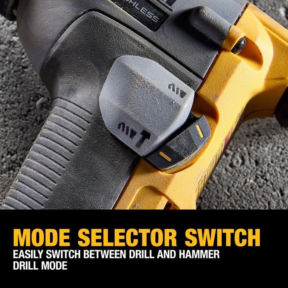 DEWALT ATOMIC 20V  MAX Lithium-Ion Cordless Brushless Ultra-Compact 5/8 in. SDS Plus Hammer Drill with Premium 6 Ah BatteryPack (3)