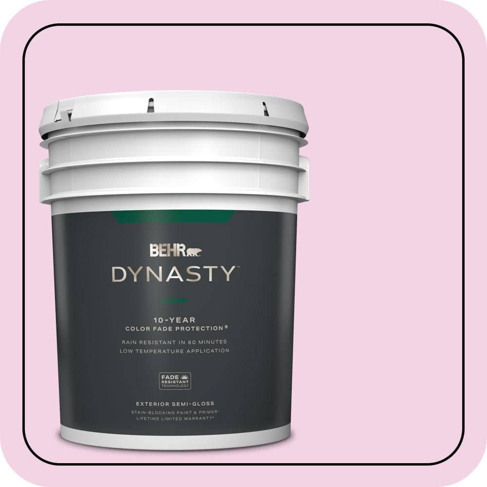 BEHR DYNASTY 5 gal. #690A-2 Hopeful Semi-Gloss Exterior Stain-Blocking Paint & Primer