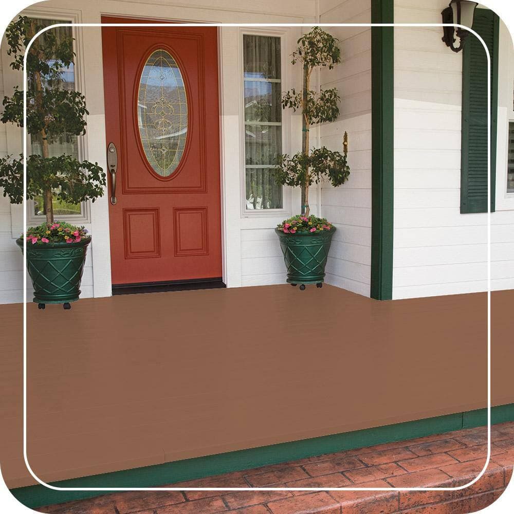 BEHR PREMIUM #240F-5 Low-Lustre Enamel Interior/Exterior Porch and Patio Floor Paint (2)