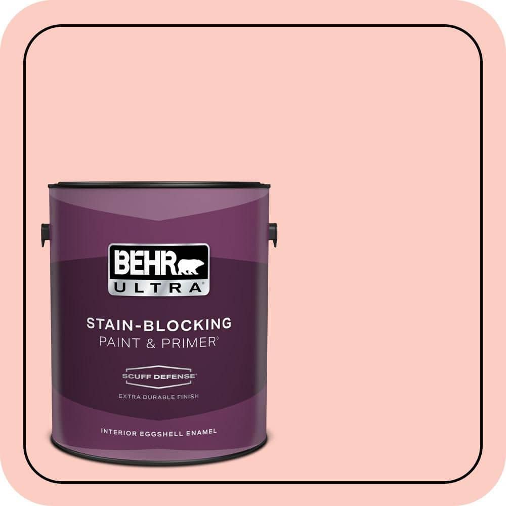 BEHR PREMIUM PLUS 5 gal. #190C-2 Full Bloom Semi-Gloss Enamel Low Odor Interior Paint & Primer (1)