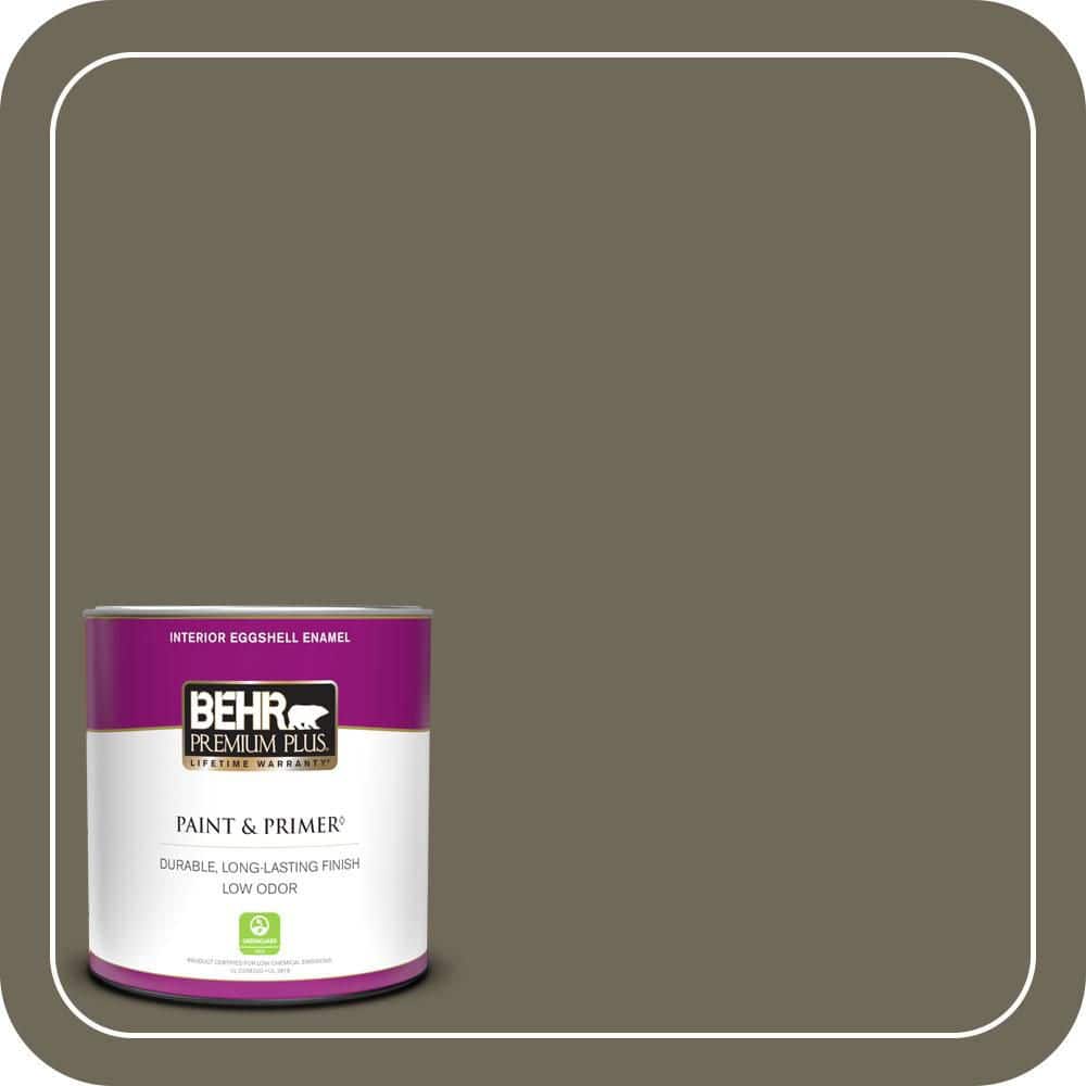 BEHR PREMIUM PLUS #770D-6 Sandwashed Driftwood Enamel Low Odor & Primer