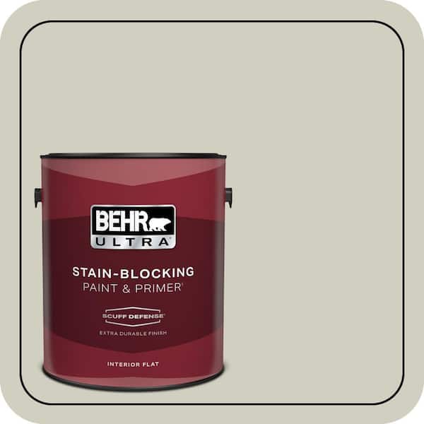 BEHR ULTRA 1 gal. #N350-2 Sawgrass Extra Durable Flat Interior Paint & Primer (2)