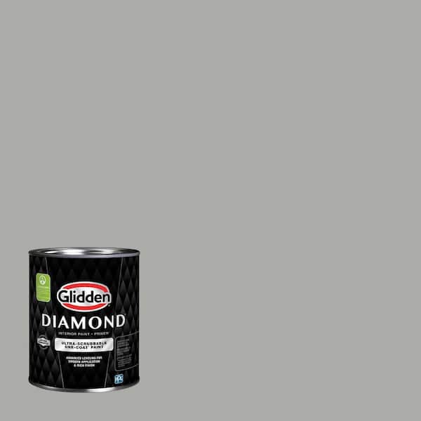 Glidden Diamond 1 qt. PPG0997-4 Precipitation Flat Interior Paint with Primer (2)