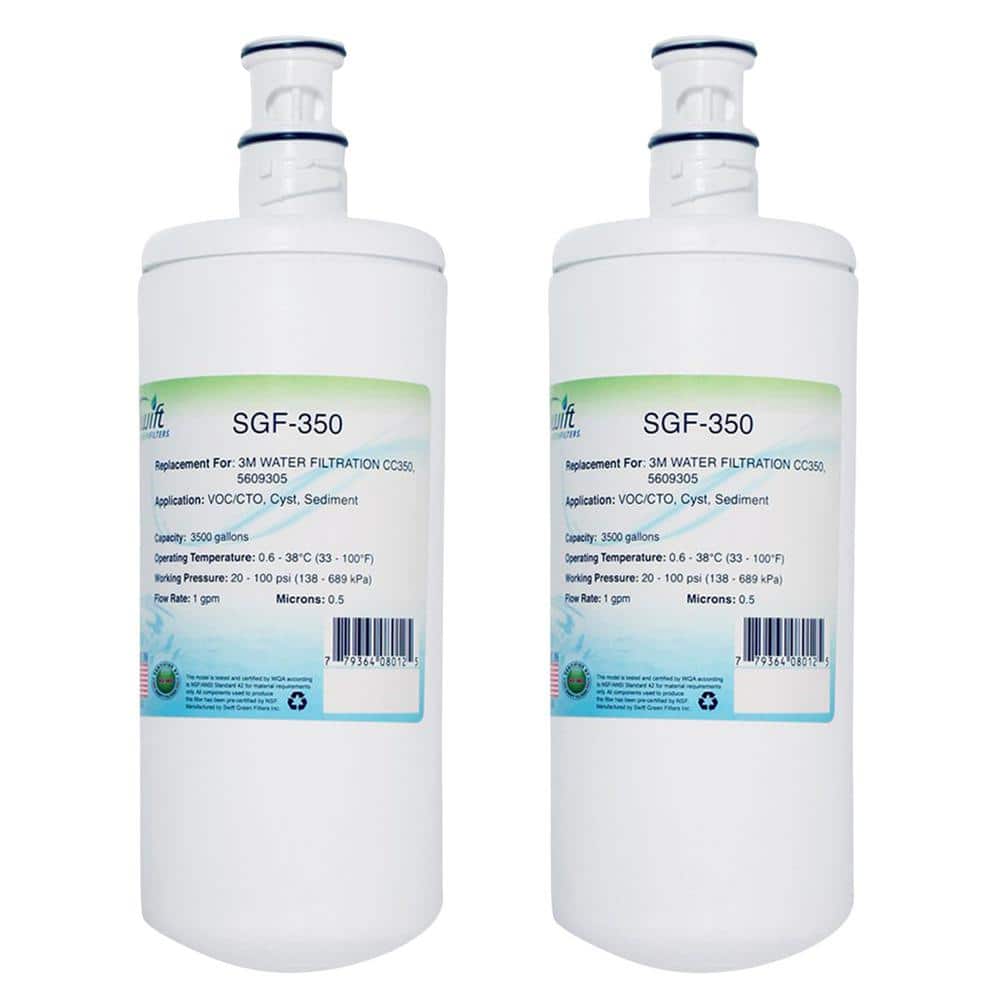 Swift Green Filters SGF-350 Replacement Commercial Water Filter Cartridge for CC350,5609305, (2-Pack) (1)
