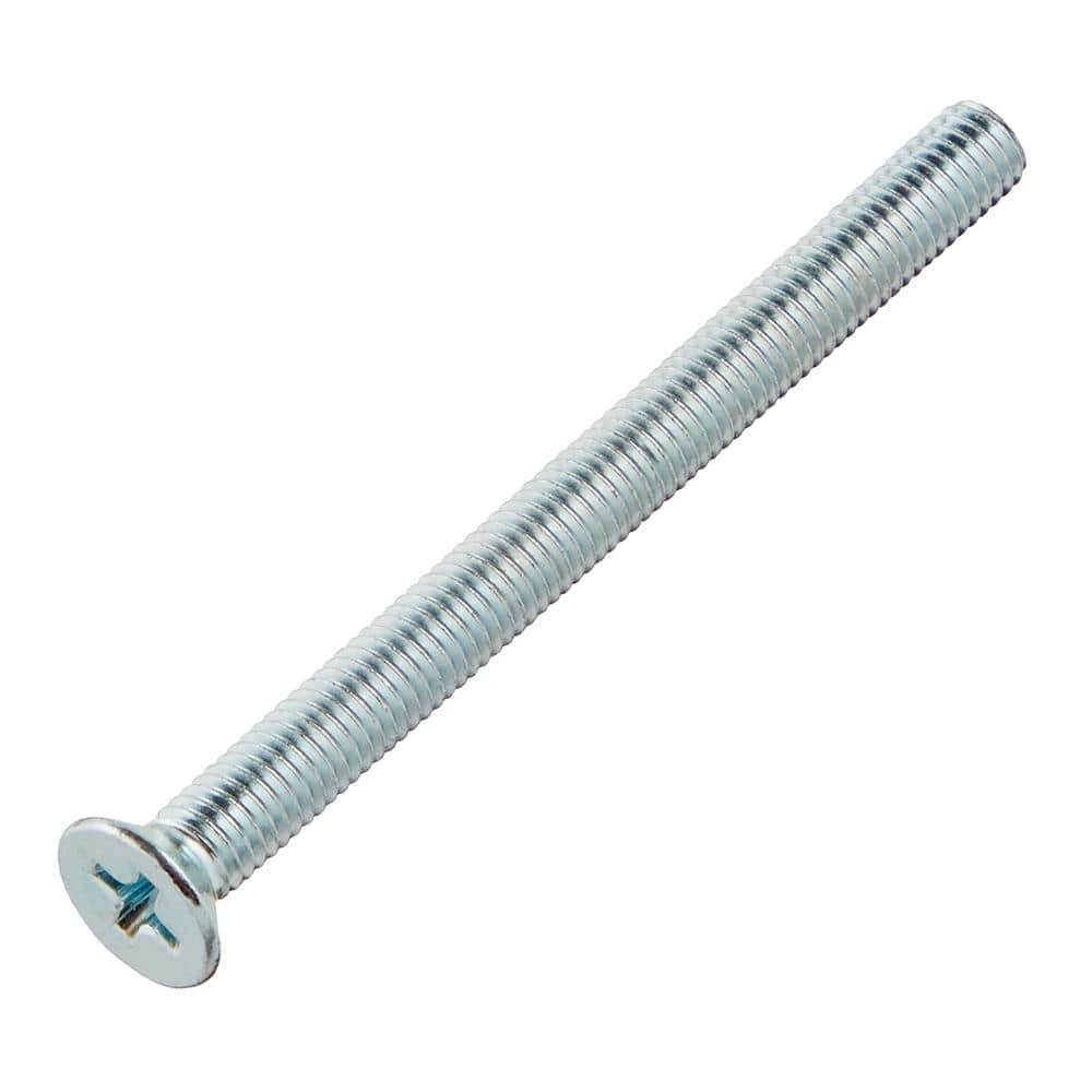 Everbilt M5-0.8x60mm Zinc Flat Head Phillips Drive Machine Screw 1-Piece (1)
