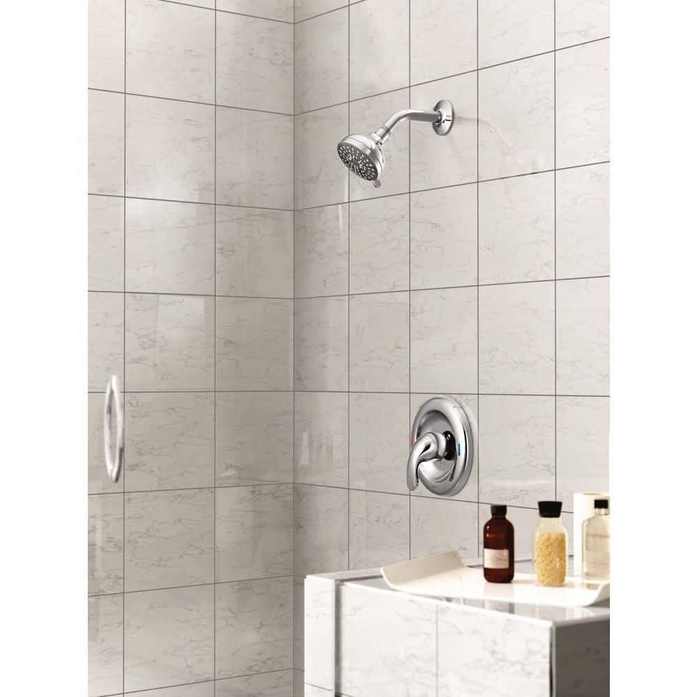 MOEN Adler 4-Spray Single Handle Shower Faucet 1.75 GPM in Chrome (Valve Included) (3)