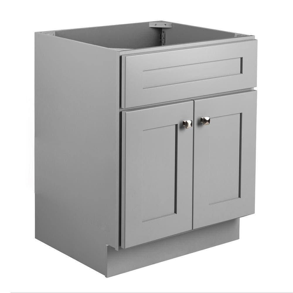 Design House Brookings W Bath Vanity Cabinet Without Top Sherwin Williams Dark Knight, Unassembled