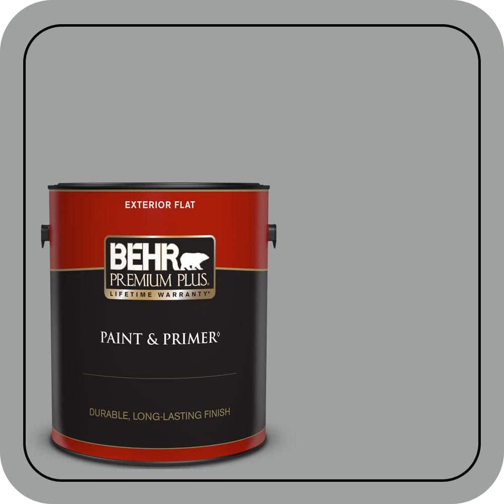 BEHR PREMIUM PLUS 1 gal. #N460-4 Cosmic Quest Flat Exterior Paint & Primer