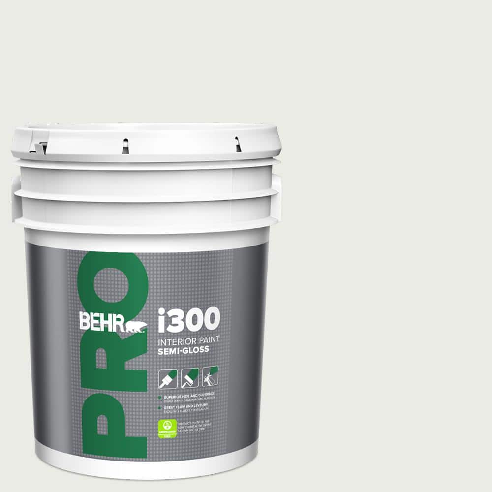 BEHR PRO 5 gal. #PPU12-12 Gallery White Semi-Gloss Interior Paint (1)