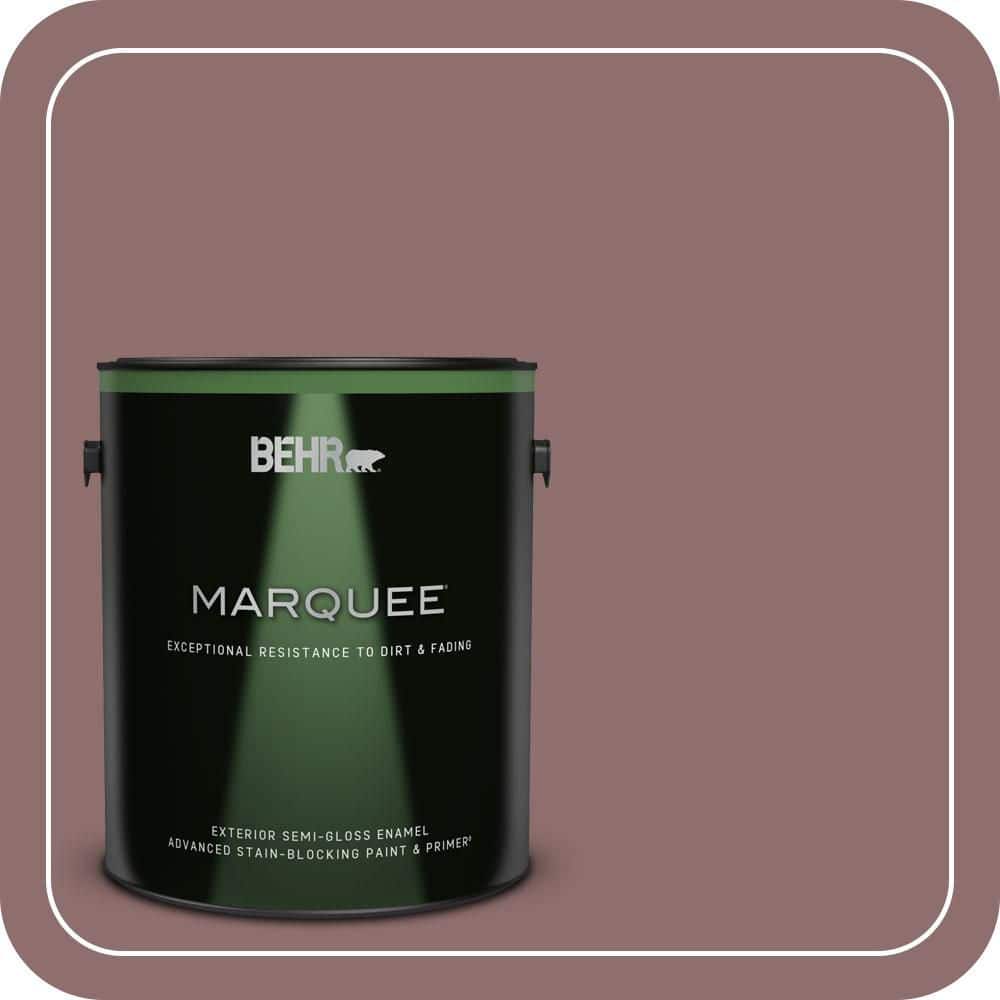 BEHR MARQUEE 1 gal. #MQ1-47 Touch of Class Semi-Gloss Enamel Exterior Paint & Primer