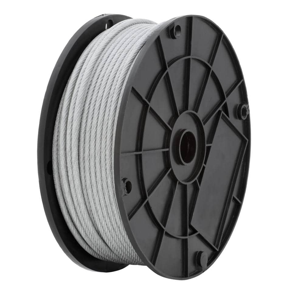 Everbilt 1/8 in. x 250 ft. Galvanized Vinyl Coated Steel Wire Rope (3)