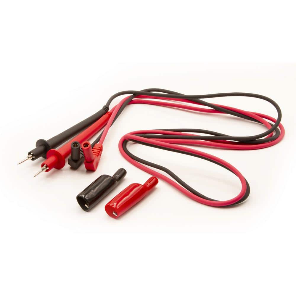 TRIPLETT 48 in. Test Leads with Screw-On Alligator Clips