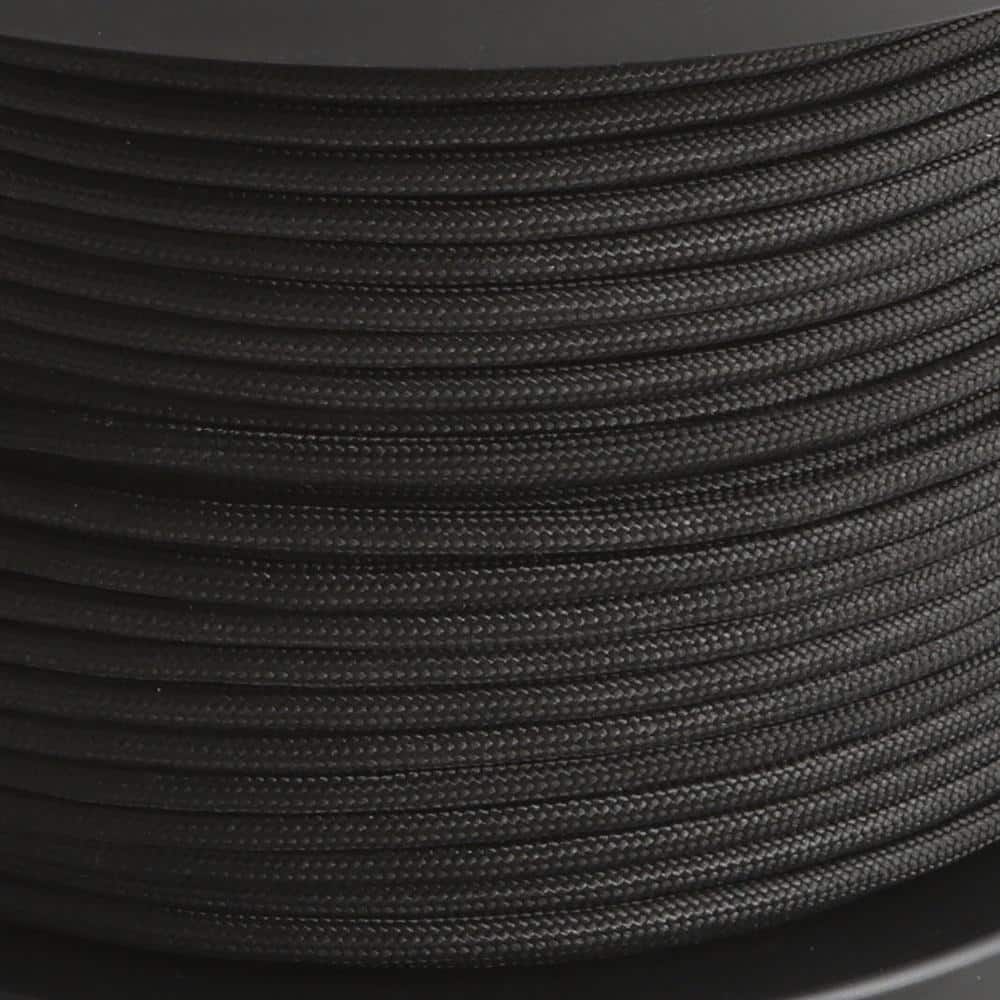 Everbilt 1/8 in. Black Paracord Rope (3)