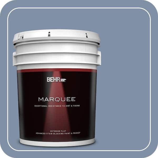 BEHR MARQUEE 5 gal. #MQ5-16 Montage Flat Exterior Paint & Primer (2)