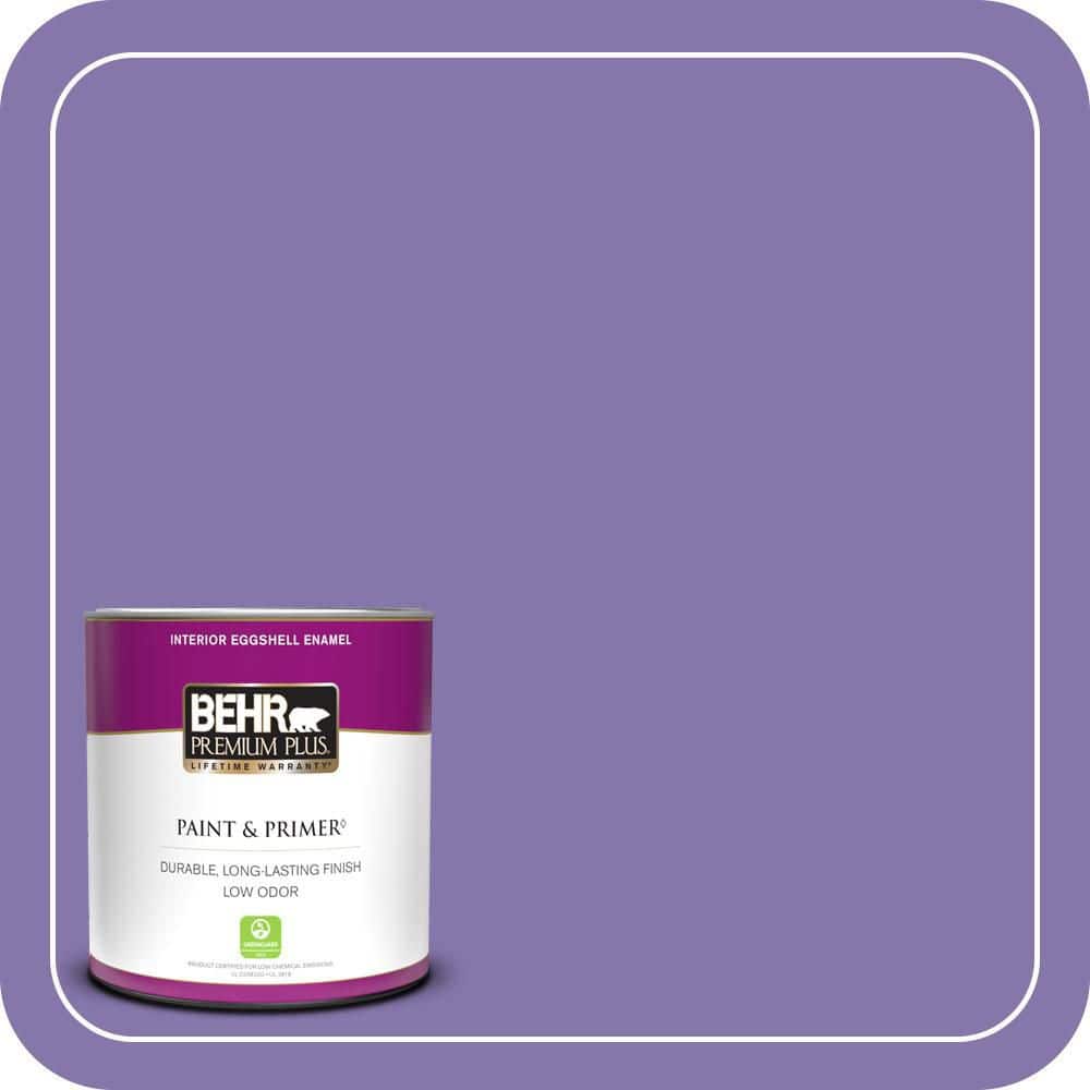 BEHR PREMIUM PLUS #640B-6 Grape Parfait Enamel Low Odor & Primer