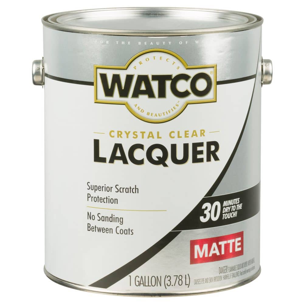 Watco 1 gal. Clear Matte Lacquer Wood Finish (Case of 2)
