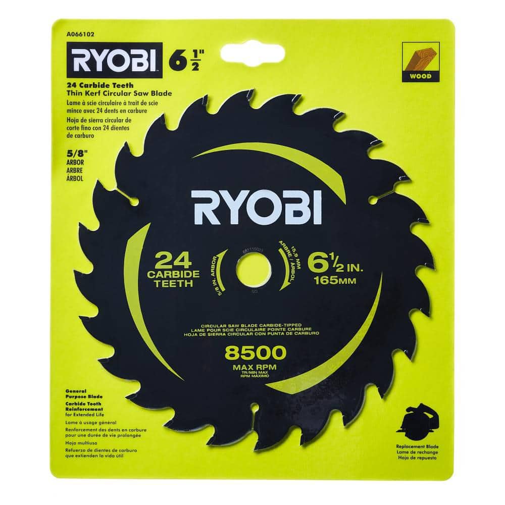 RYOBI 6-1/2 in. 40T Track Saw Blade (3)