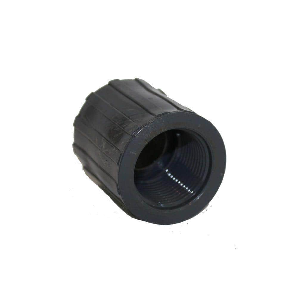 DURA 1 in. x 3/4 in. Sch. 80 PVC FPT x FPT Red Coupling