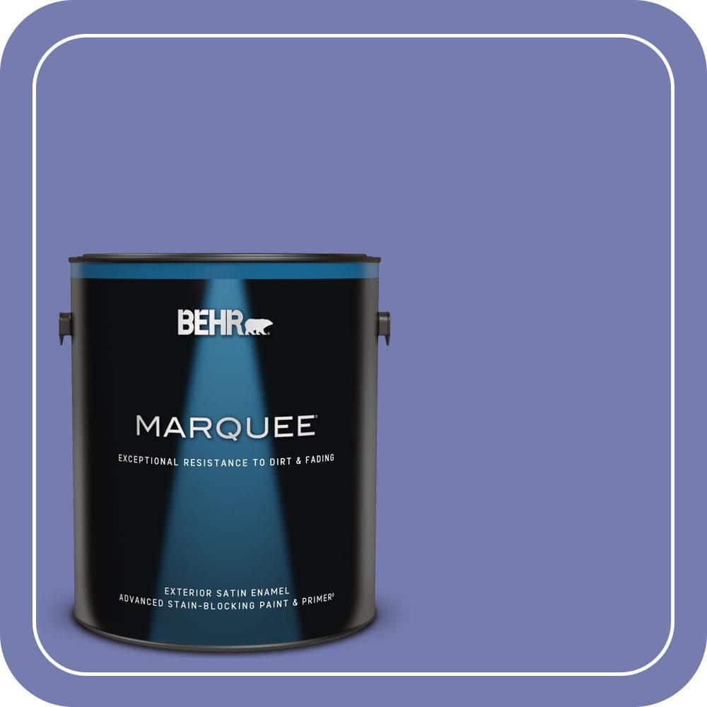 BEHR MARQUEE 1 gal. #620B-6 Magic Moment Satin Enamel Exterior Paint & Primer