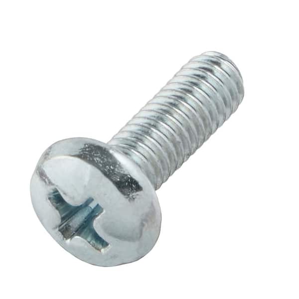 Everbilt M4-0.7 x 12mm Zinc Pan Head Phillips Drive Machine Screw 4-Pieces (2)