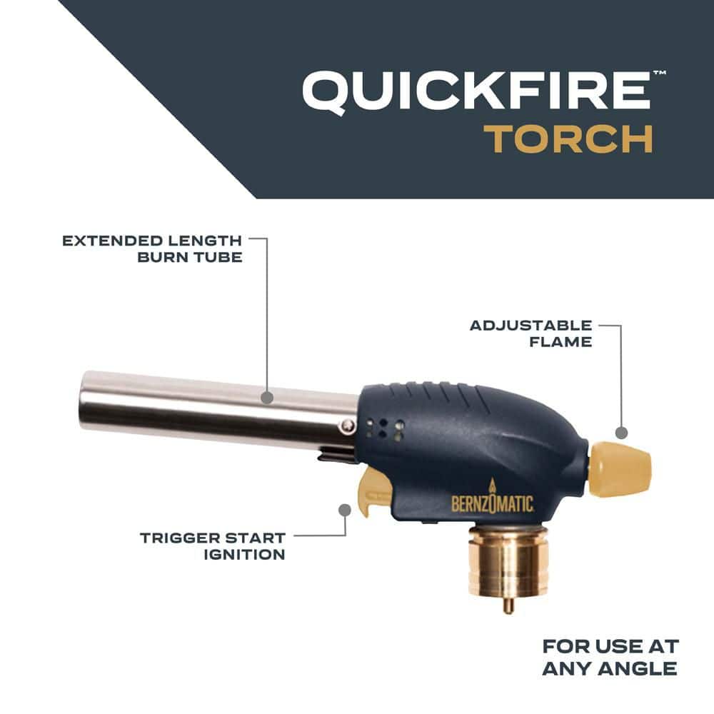 Bernzomatic QuickFire Propane Gas Torch (4)