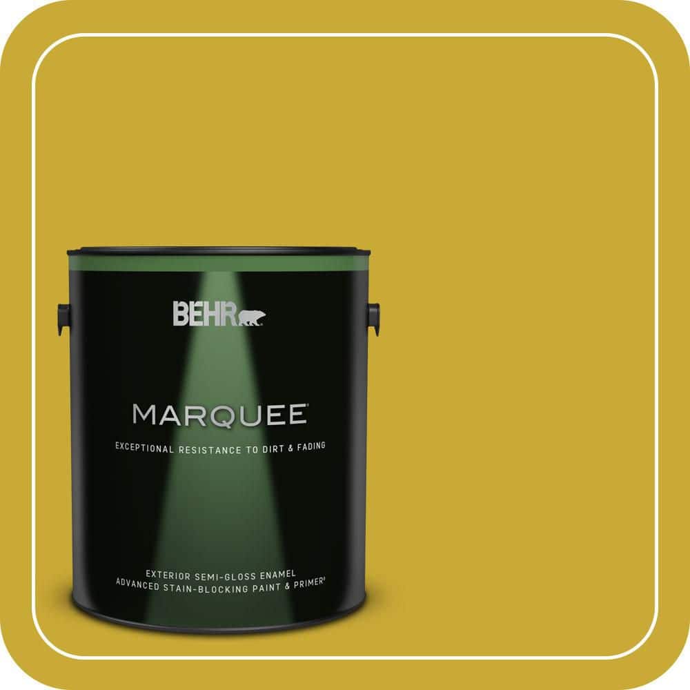 BEHR MARQUEE 1 gal. #P320-7 Sweet and Sour Semi-Gloss Enamel Exterior Paint & Primer