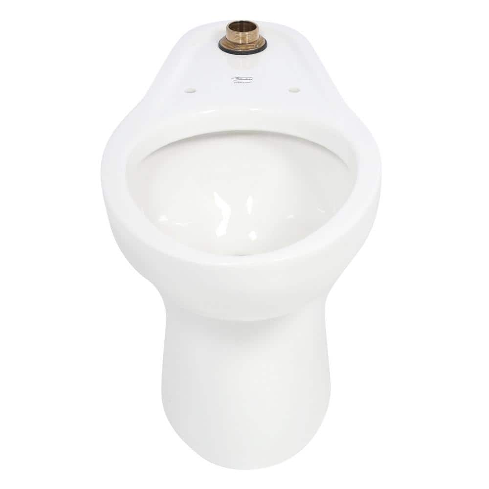 American Standard Madera 1.1-1.6 GPF Universal Flushometer Elongated Toilet Bowl Only with EverClean in White (2)