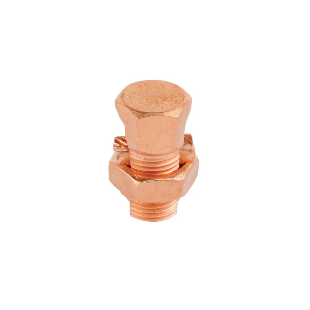 Commercial Electric 6 AWG to 2 AWG Copper Split Clamp Bolt (1)