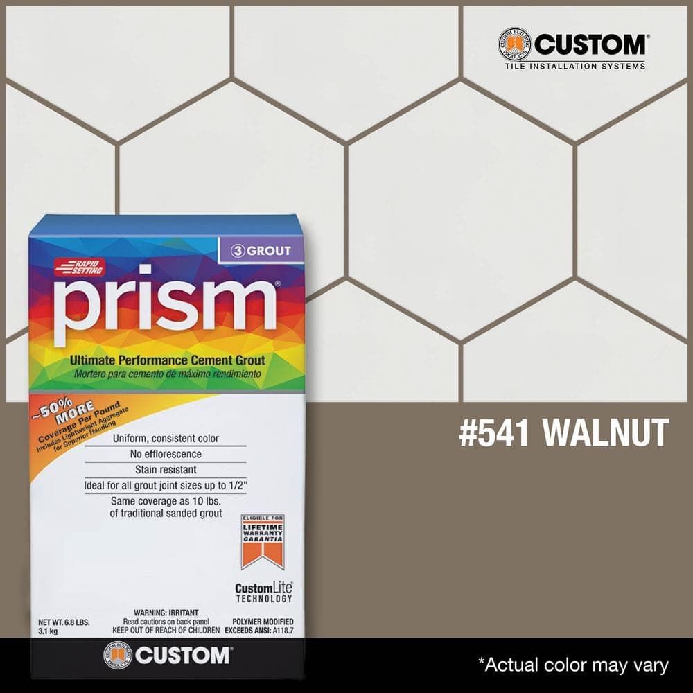 Custom Building Products Prism #541 Walnut 17 lb. Ultimate Performance Grout (3)