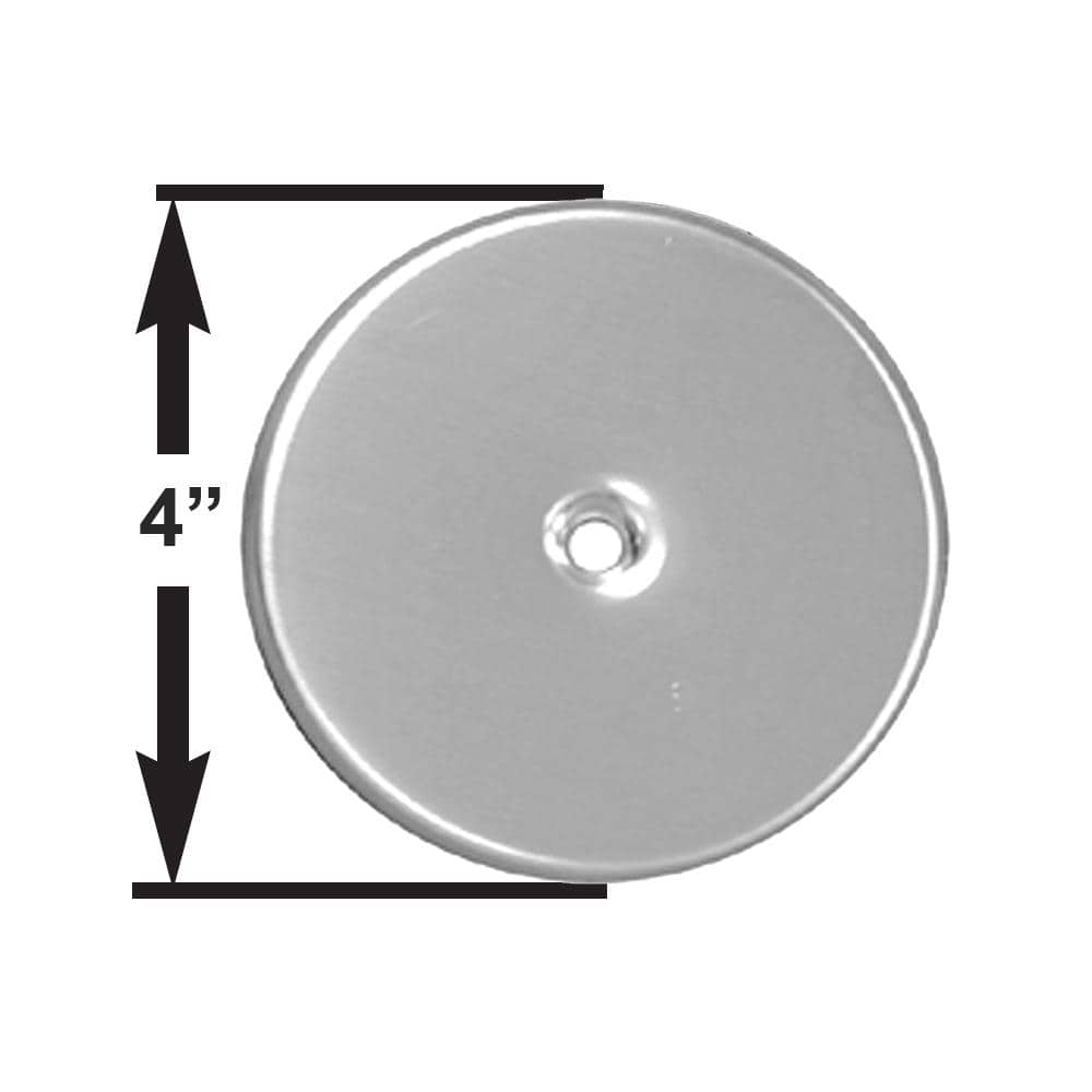 JONES STEPHENS 4 in. Stainless Steel Cleanout/Extension Cover Wall Mount without Bolt (2)