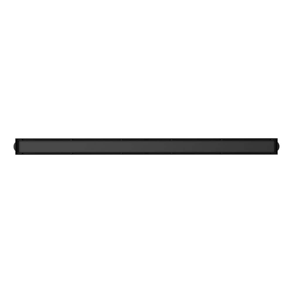 DreamLine Aqua 48 in. Linear Tile Insert Shower Drain, Matte Black (1)