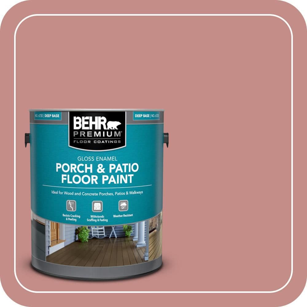 BEHR PREMIUM 1 gal. #BIC-32 Grand Sunset Gloss Enamel Interior/Exterior Porch and Patio Floor Paint