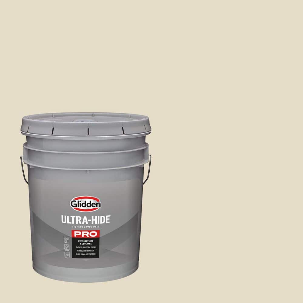Glidden Ultra-Hide 1 gal. PPG1101-2 Sugar Cookie Eggshell Interior Paint