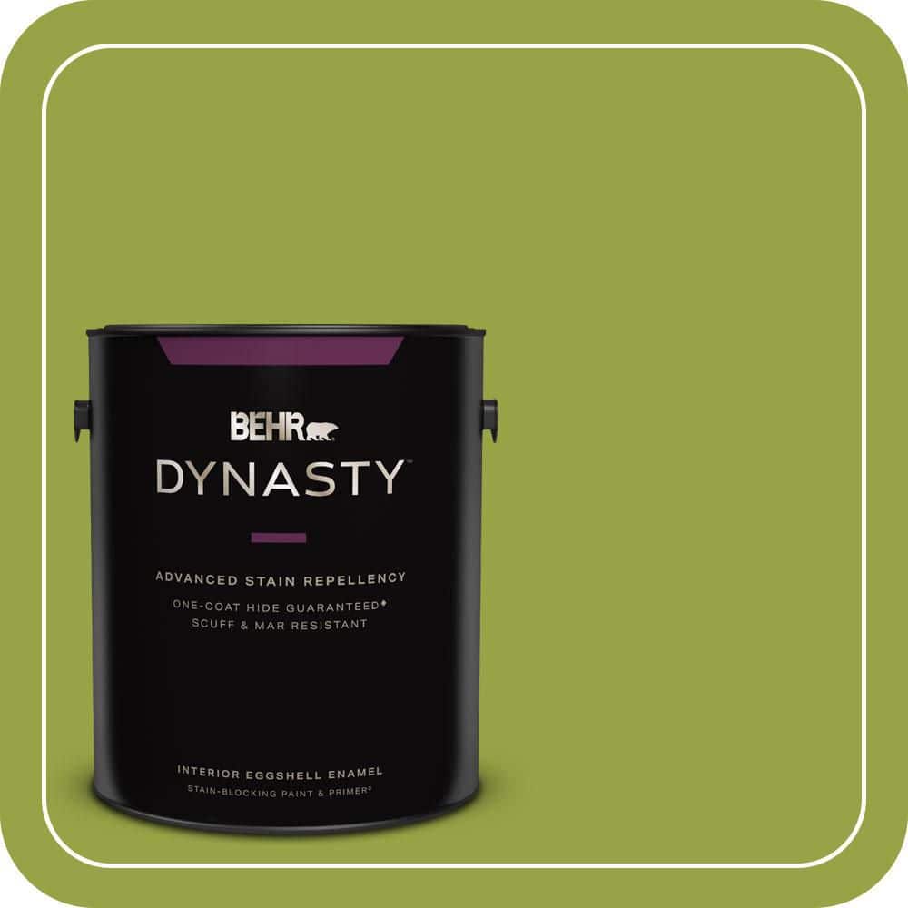 BEHR DYNASTY 1 gal. #P360-6 Fresh Apple Eggshell Enamel Interior Stain-Blocking Paint & Primer